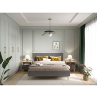 Тумба Мебельград Денвер 1 ящик (дуб вотан/графит)