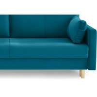 Диван Mio Tesoro Дублин 497 3-х местный (аквамарин 1102)