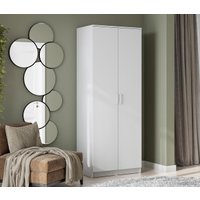 Шкаф распашной NN мебель ШК 2 00-00107189 (белый текстурный) в Борисове