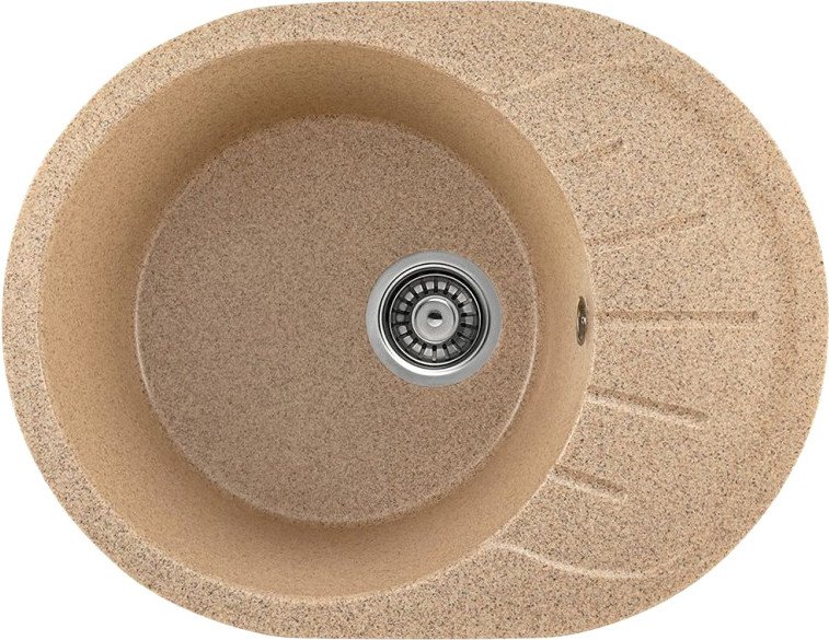 

Кухонная мойка Saniteco Pura (песок с сифоном)