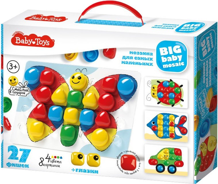 

Мозаика/пазл Baby Toys Для самых маленьких 27 элементов 02520