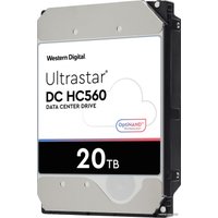 Жесткий диск WD Ultrastar DC HC560 20TB WUH722020BLE6L4