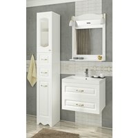  Francesca Тумба Империя П 60 M-1001087 с умывальником Como 60 (белый)