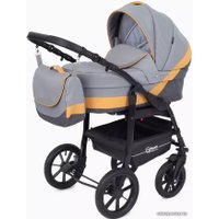 Универсальная коляска Rant Patio (3 в 1, 02, серый/желтый)