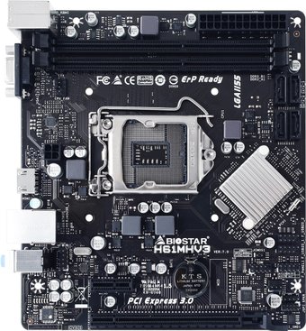 Материнская плата BIOSTAR H61MHV3 Ver. 7.0