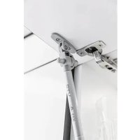 Газ-лифт GTV с доводчиком и регулировкой серый 50H