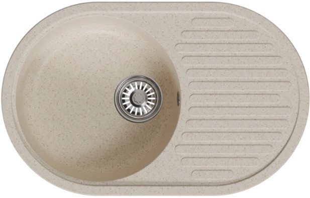 

Кухонная мойка Mixline ML-GM16 551929 (бежевый)
