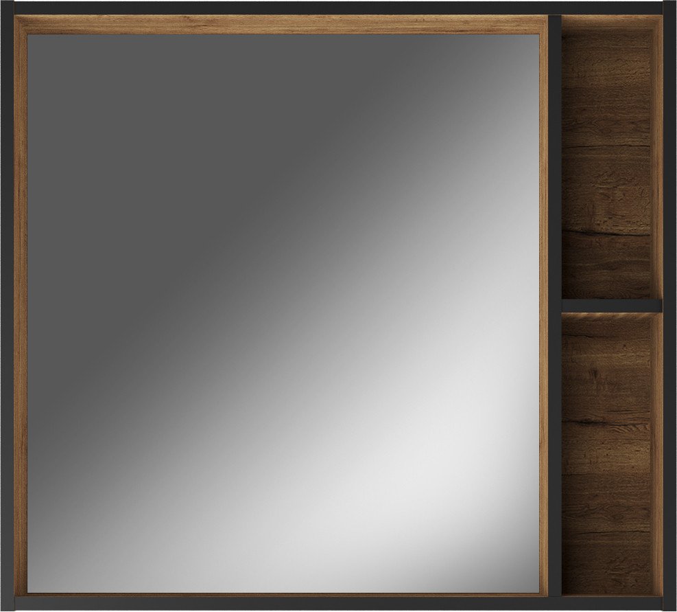 

Домино Шкаф с зеркалом для ванной Alfa 80