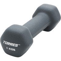 Гантель Torres PL522501 1 кг (серый)