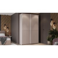 Шкаф-купе Трия Оскар Тиффани Т2 1400 282724 (белая/кашемир/кашемир матовый)