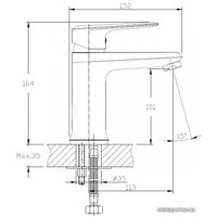 Смеситель Zollen ULM UL53613322