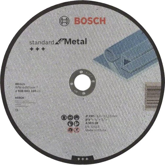 

Отрезной диск Bosch Standard for Metal 2.608.603.168