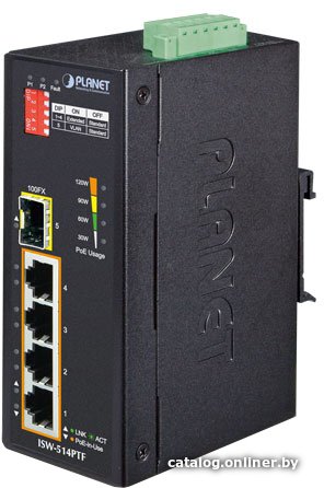 Неуправляемый коммутатор PLANET ISW-514PTF