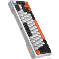 Клавиатура Cyberlynx ZA68 White Black Orange (TNT Yellow)