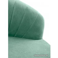 Стул Гальваник Камино-гранде (эмаль черный муар/Catania Aquamarine)