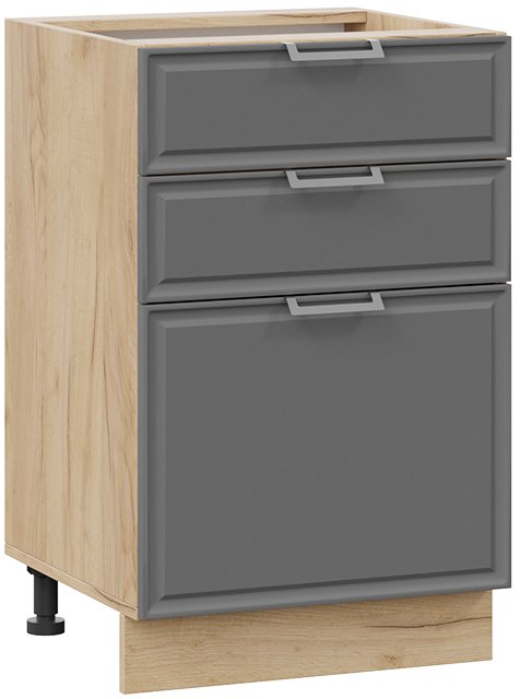 

Шкаф напольный Трия Белладжио 1Н5Я3 (дуб крафт золотой/софт графит)