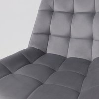 Стул Алвест AV 405 (поворотный (темно-серый бархат H-15/черный)