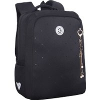 Школьный рюкзак Grizzly RG-666-3 (черный/золотой)