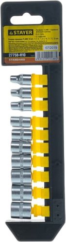 Набор головок слесарных Stayer 27758-H10
