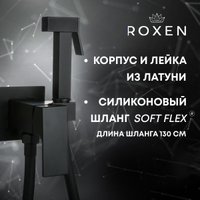 Гигиенический душ Roxen Caspia 500960-B (черный матовый)