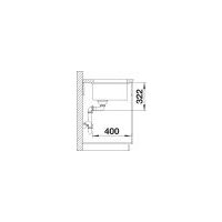 Кухонная мойка Blanco Subline 700-U Level 527171 (стальная корзина, мягкий белый)