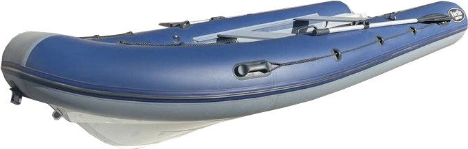 

Моторно-гребная лодка Fortis 430 (серый/синий)