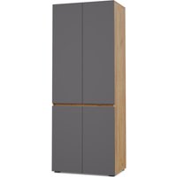 Шкаф распашной Modern Тифани Т22 (золотистый дуб/графит)