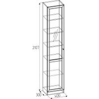 Шкаф-пенал Глазов Харрис 31 (белый)