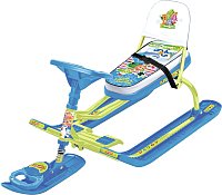 Снегокат Ника Тимка спорт 4. Фиксики ТС4-1/Ф2 (лимонный каркас)