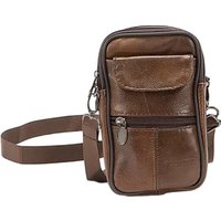 Мужская сумка Poshete 878-9910-BRW (коричневый)