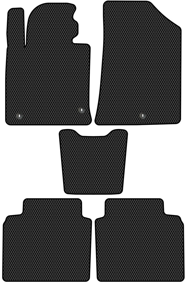 

Комплект ковриков для авто Alicosta Kia Optima IV (седан / JF) 2016 - 2020 (черный, ромб)