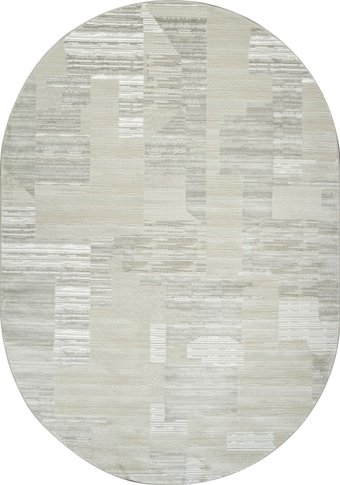 Ковер для жилой комнаты Merinos Sirius F190-OVAL-CREAM-NATURAL (1.5x2.3)