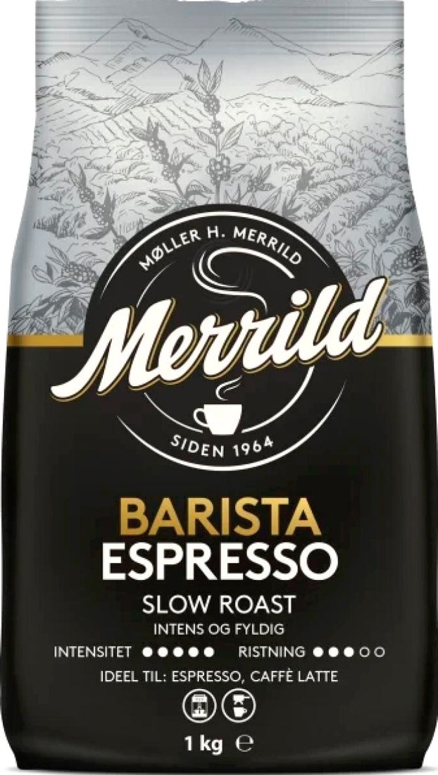 

Кофе Merrild Barista Espresso зерновой 1кг