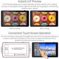Накамерный монитор Feelworld LUT6 6"