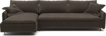 Угловой диван Савлуков-Мебель Next 210022 (темно-коричневый)