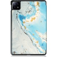 Чехол для планшета JFK Smart Case для Xiaomi Mi Pad 6/Mi Pad 6 Pro 11 600 (голубой мрамор)