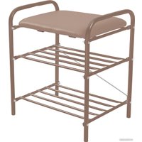 Банкетка Ника 1 Б1-1/К (коричневый/коричневый)