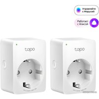 Умная розетка TP-Link Tapo P100 (2 шт)