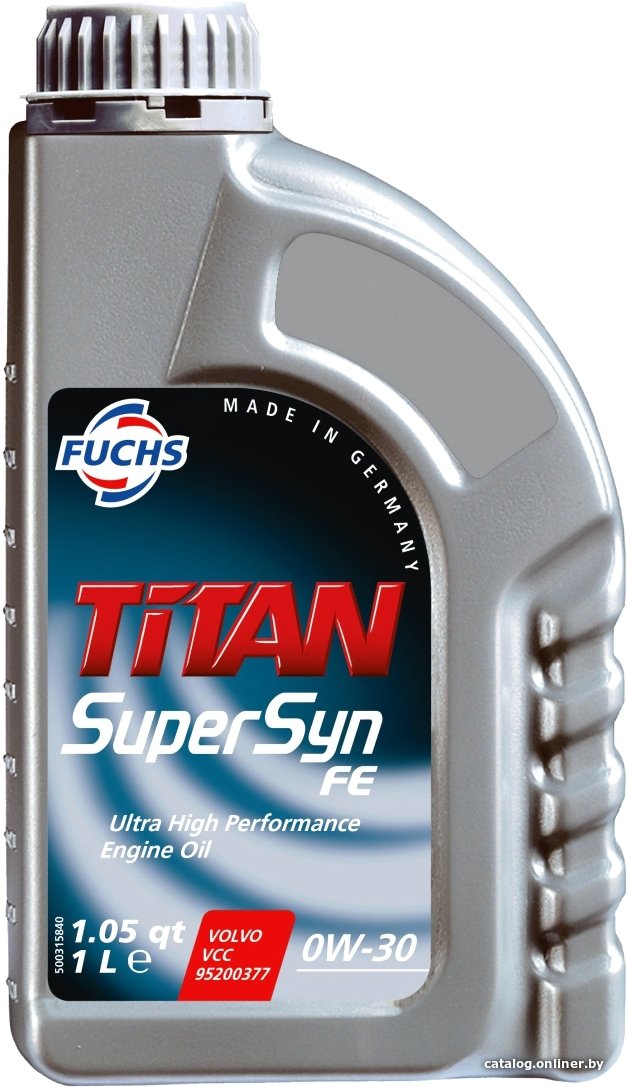 Моторное масло Fuchs Titan Supersyn FE 0W-30 1л