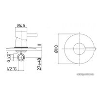 Смеситель Paffoni LIG011BO