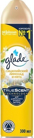 

Освежитель воздуха Glade Сицилийский лимонад и мята 300 мл