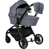 Универсальная коляска Farfello 2в1 Baby shell BS-12 (серый/черная рама)