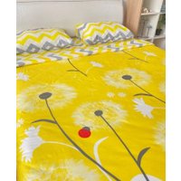 Постельное белье Swed House МТ 2сп (желтый рисунок)