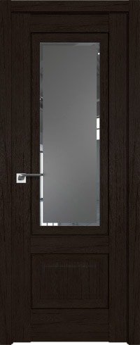 ProfilDoors 2.90XN L 70x200 (дарк браун/стекло square графит)