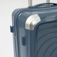 Чемодан-спиннер VALIGETTI 344-8022/2-24NAV (темно-синий)