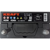 Автомобильный аккумулятор KRAFT AGM R+ 450A (45 А·ч)