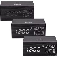 Настольные часы с беспроводной зарядкой Kitfort KT-3312