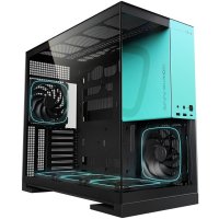 Корпус Geometric Future Model 5 5FAN (черный/бирюзовый)
