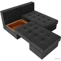 Модульный диван Лига диванов Сплит 101955 (серый)