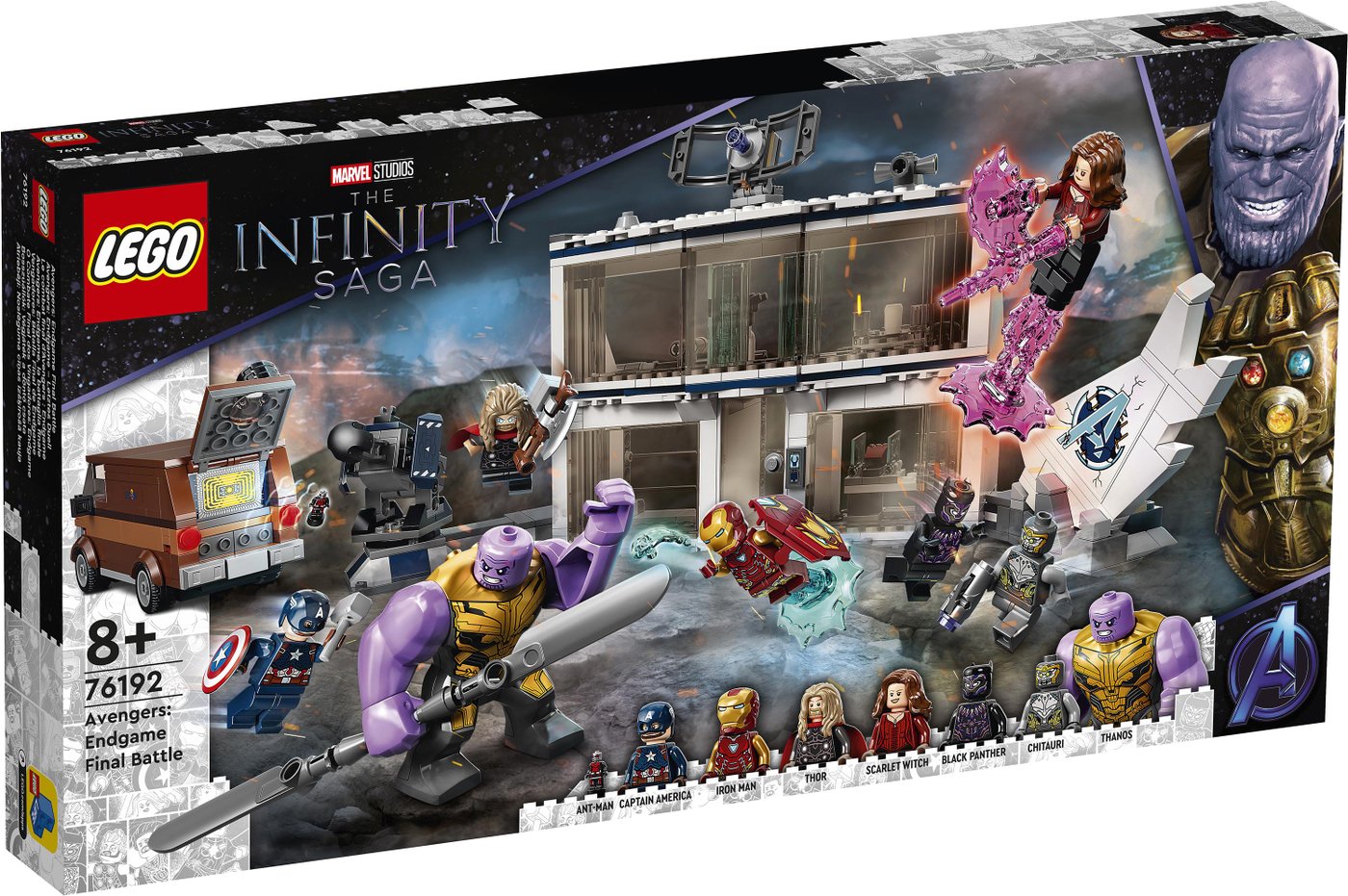 

Конструктор LEGO Marvel Super Heroes 76192 Мстители: Финал — решающая битва